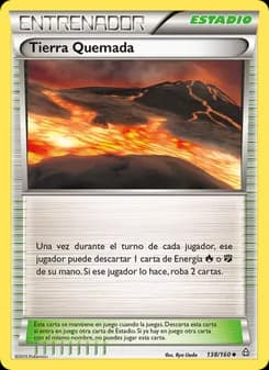 Tierra Quemada card in Spanish