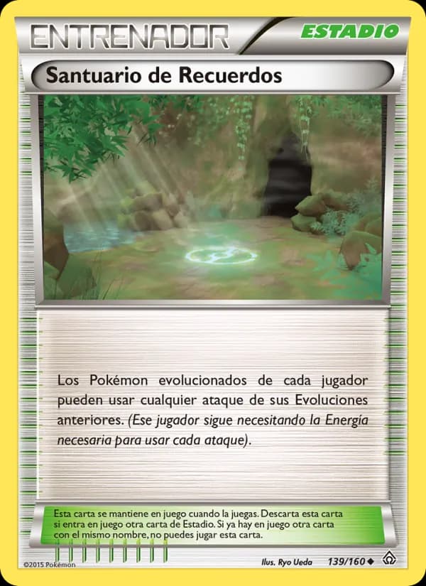 Santuario de Recuerdos card in Spanish