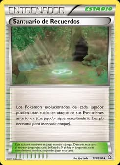 Santuario de Recuerdos card in Spanish