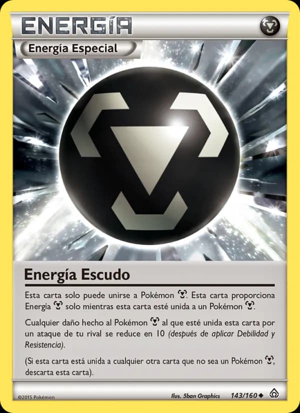 Energía Escudo card in Spanish