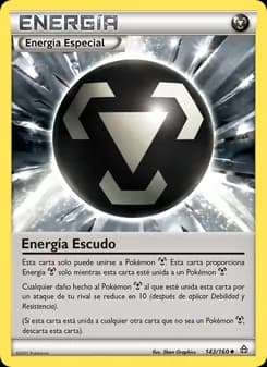 Energía Escudo card in Spanish