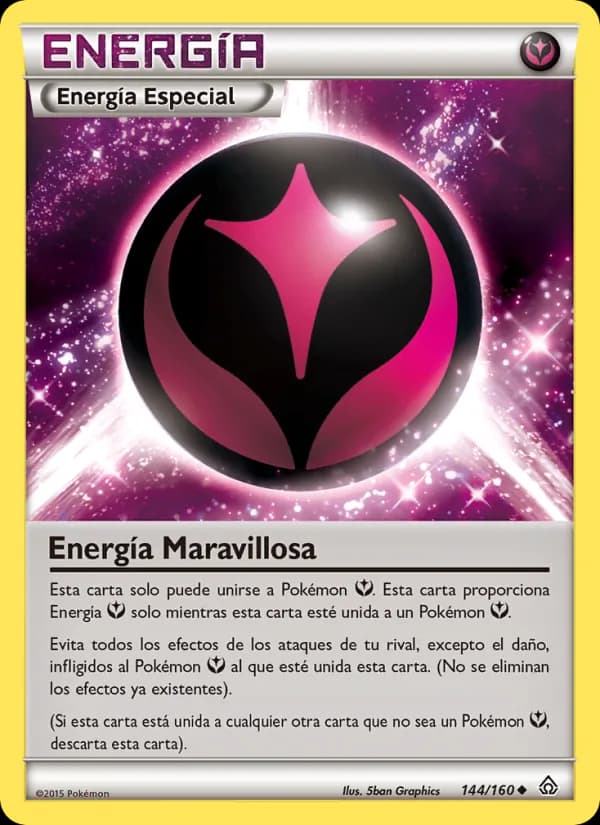 Energía Maravillosa card in Spanish