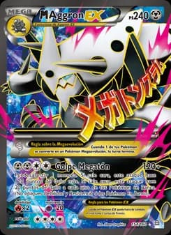 M-Aggron EX card in Spanish