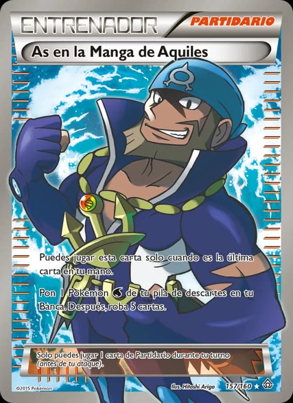 As en la Manga de Aquiles card in Spanish