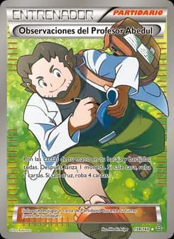 Observaciones del Profesor Abedul card in Spanish