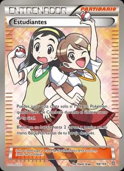 Estudiantes card in Spanish