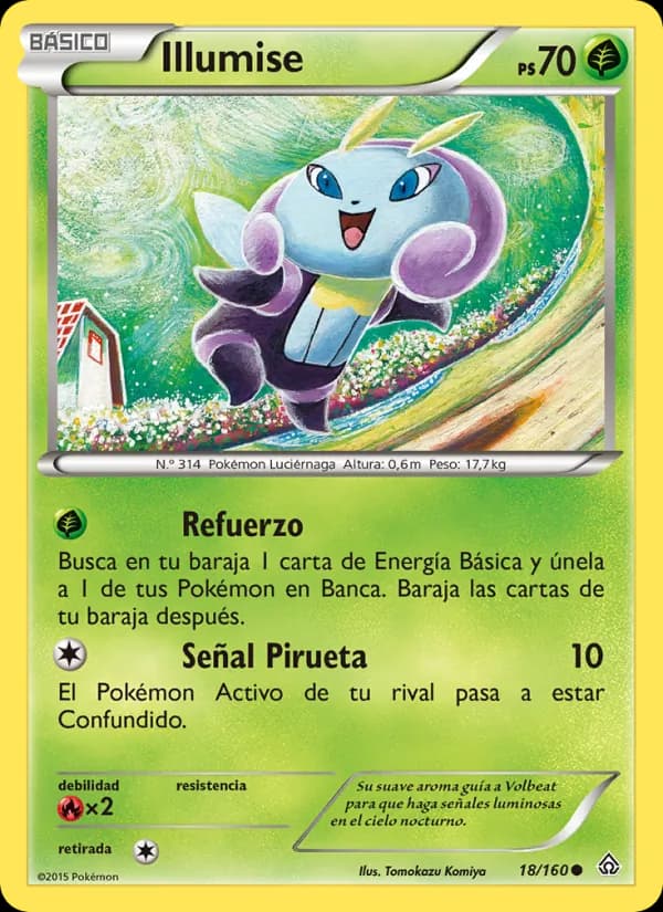 Illumise card in Spanish