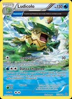 Ludicolo card in Spanish