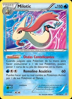 Milotic card in Spanish