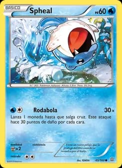 Spheal card in Spanish