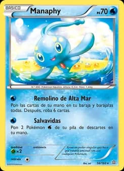 Manaphy card in Spanish