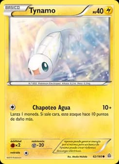 Tynamo card in Spanish