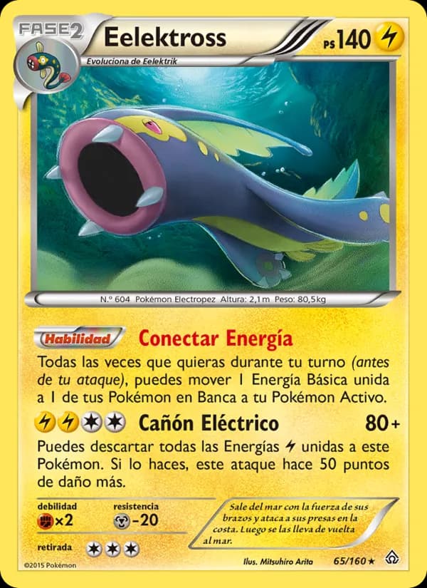 Eelektross card in Spanish