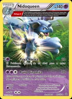 Nidoqueen card in Spanish
