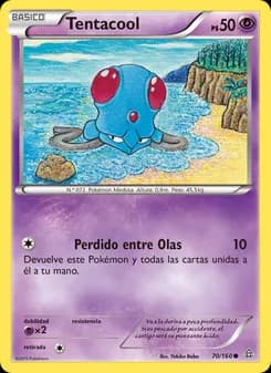 Tentacool card in Spanish