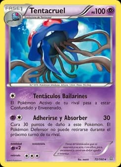 Tentacruel card in Spanish