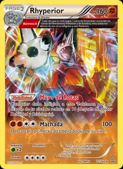 Rhyperior card in Spanish