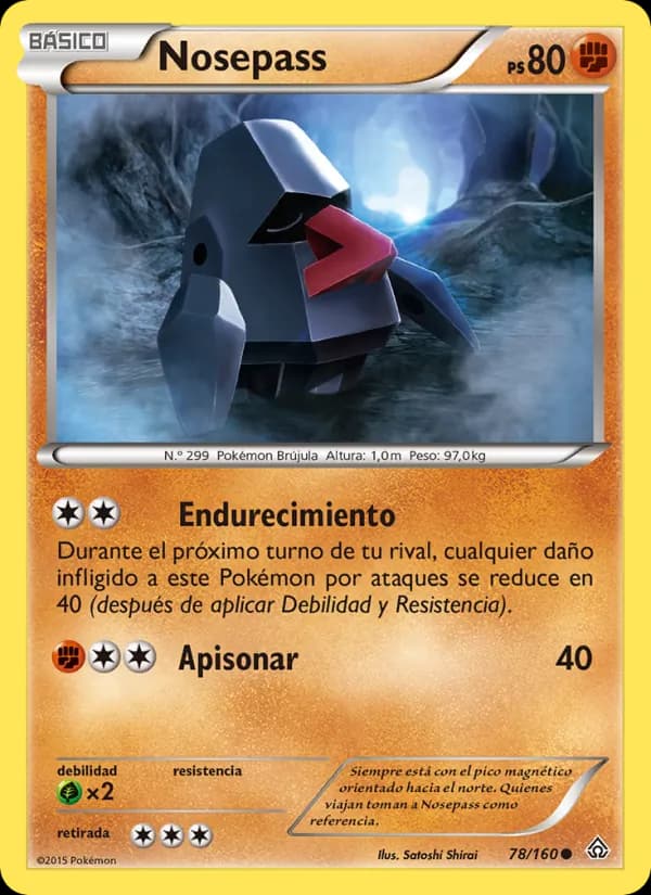 Nosepass card in Spanish