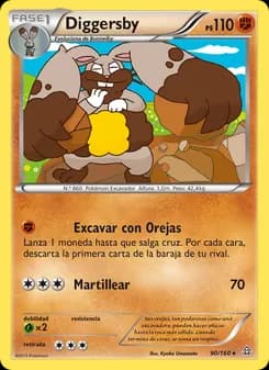 Diggersby card in Spanish