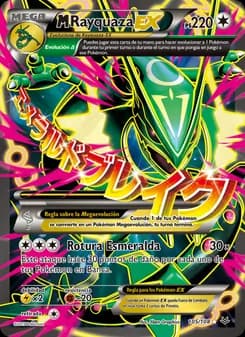 M-Rayquaza EX card in Spanish