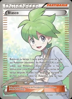 Blasco card in Spanish