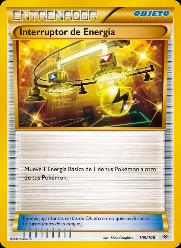Interruptor de Energía card in Spanish