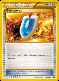 Buscapelea card in Spanish