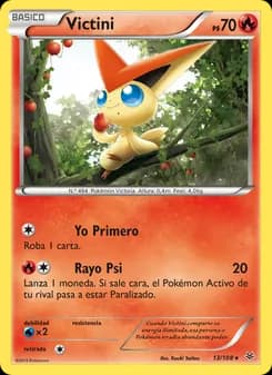 Victini card in Spanish