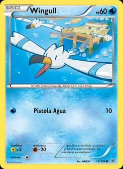 Wingull card in Spanish