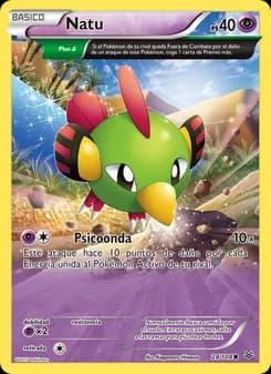 Natu card in Spanish