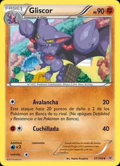 Gliscor card in Spanish