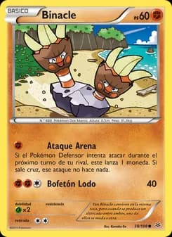 Binacle card in Spanish