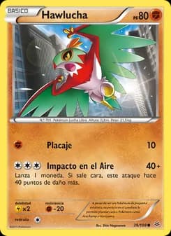 Hawlucha card in Spanish