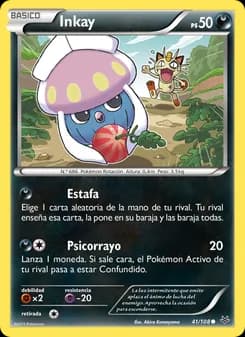 Inkay card in Spanish