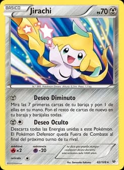 Jirachi card in Spanish
