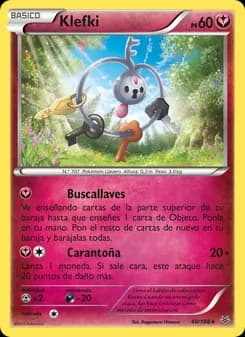 Klefki card in Spanish