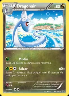 Dragonair card in Spanish