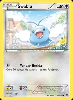 Swablu card in Spanish