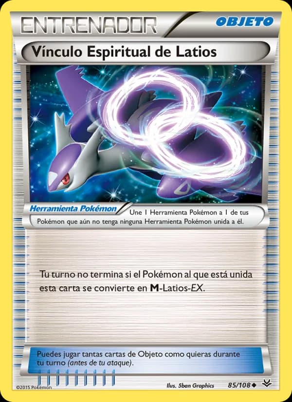 Vínculo Espiritual de Latios card in Spanish