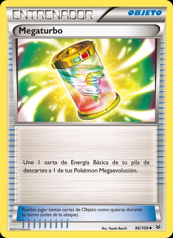 Megaturbo card in Spanish