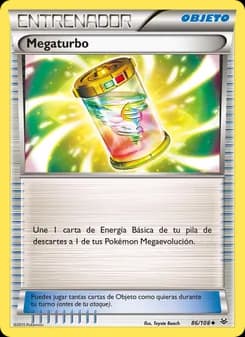 Megaturbo card in Spanish