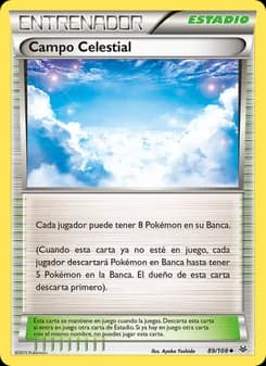 Campo Celestial card in Spanish
