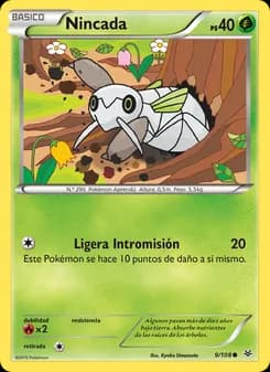 Nincada card in Spanish