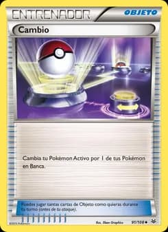 Cambio card in Spanish