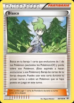 Blasco card in Spanish