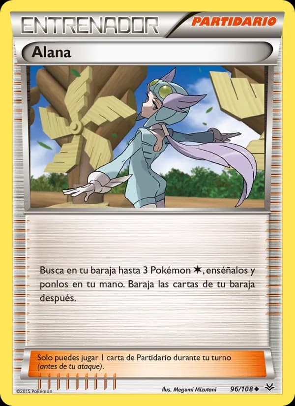 Alana card in Spanish
