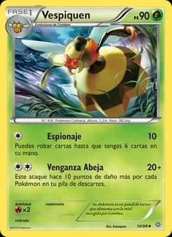 Vespiquen card in Spanish