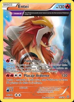 Entei card in Spanish