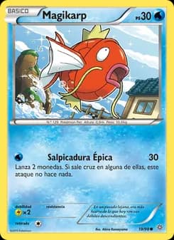Magikarp card in Spanish