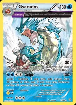 Gyarados card in Spanish